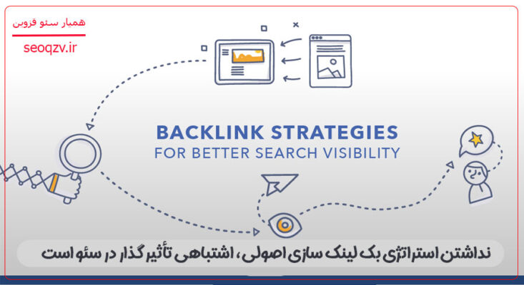 نداشتن استراتژی بک لینک سازی اصولی، اشتباهی تأثیر گذار در سئو است