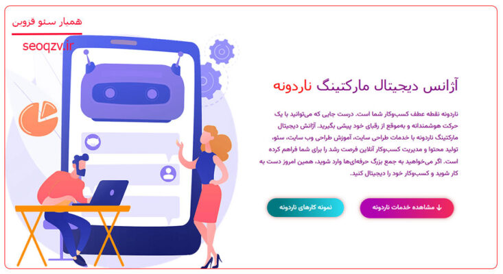 شرکت طراحی سایت ناردونه
